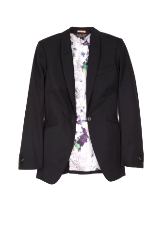 Longer Length Single Button Jacket by Paul Smith Black