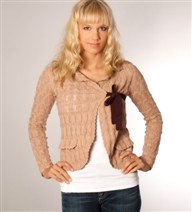 Lovely Knit Pointelle Cardigan #233A - 2