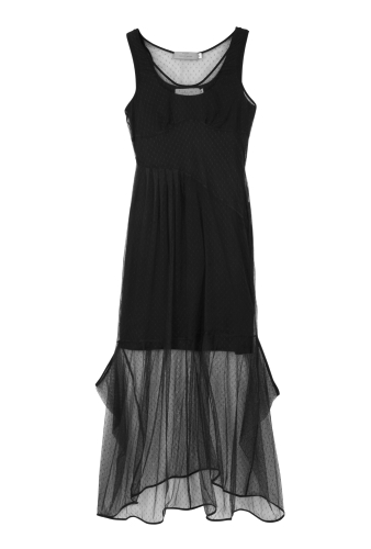 Luisa Tulle Sheer Maxi Dress by Preen Line