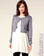 mama·licious House Frill Knit Cardigan