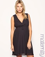 mama·licious Raw Woven Dress