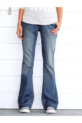 Mammajeans bootcut, beninnerlängd 78 cm