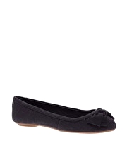 Mango Ballerina Pumps With Bow Detail