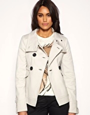 Mango Double Breasted Military Jacket