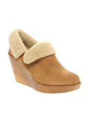 Mango Messi C Wedge Clog Ankle Boots