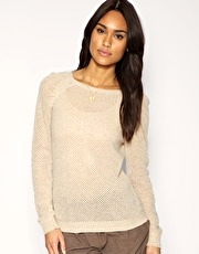 Mango Wool Mix Pretty Light Yarn Jumper