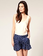 Mango Woven Camisole Top