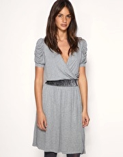 Mango Wrap Front Dress
