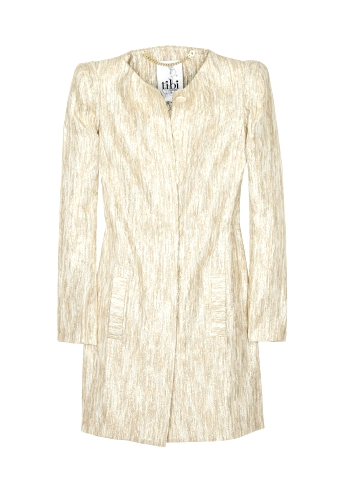 Mara Jaquard Dress Coat by Tibi