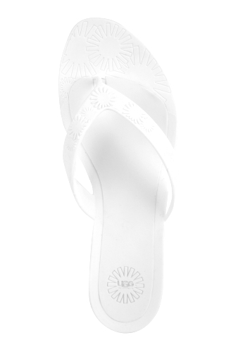Marshmallow Kailani Mini Wedge Flip Flop by UGG Australia