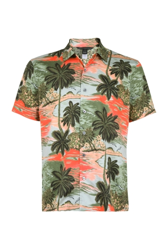 Martini Olive California Print Shirt by Marc by Marc Jacobs