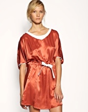 Math Collective Silk Batwing Dress