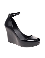 Melissa Patchuli Peep Toe Heeled Wedge