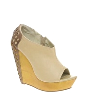 Messeca Colbee Laser Cut Wedge Shoe Boot