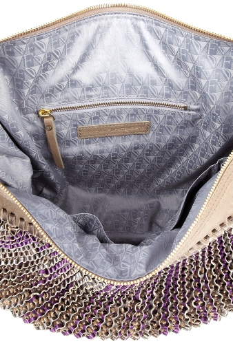 Metallic Twilight Stephanie Medium Shoulder Bag by DVF