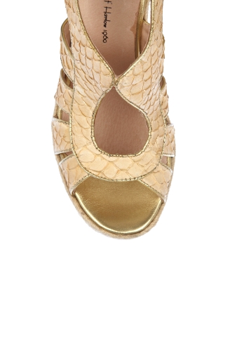Metallic Violet Espadrille Wedge by House of Harlow