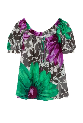 Mi Amor Printed Silk Top by Paul & Joe Sister