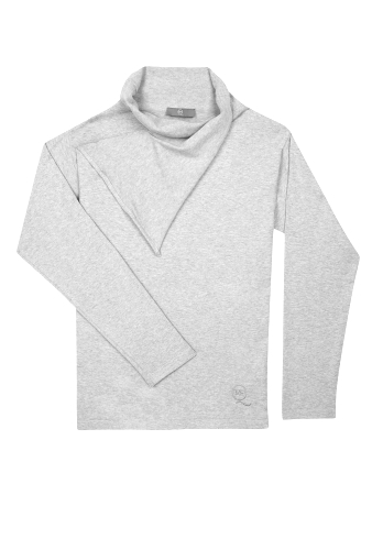 Mid Grey Slouch Wrap Cardigan by McQ Alexander McQueen