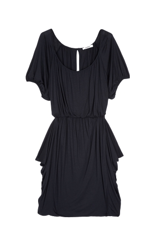 Midnight Athena Gathered Dress by Farhi by Nicole Farhi