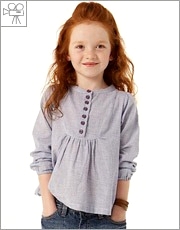 Mini A Ture Ona Checked Tunic Top