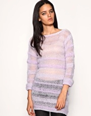 Minimum Knitted Dress With Scoop Back