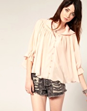 Minkpink Sheer Gypsy Rose Blouse