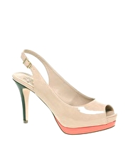 Miss KG Alanis Peep Toe Slingback Shoe