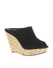 Miss KG Casper Suede Wedge Mules