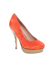 Miss KG Eve Platform Suede Court Shoes