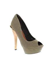 Miss KG Lemonade Peep Toe Platform Court