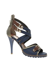 Miss Sixty Willa Strappy Buckle Heeled Sandal