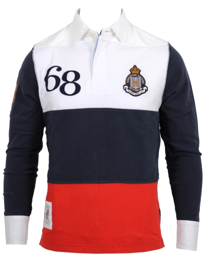 Morris Sail Rugger Navy White Red