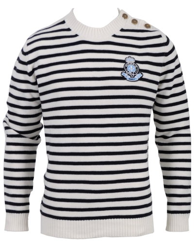 Morris Skipper O-Neck Off White