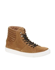Mors Hoop 004 Elk Suede Hi-Top Trainers