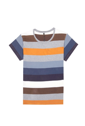 Multi Block Stripe Tee by Nudie Jeans