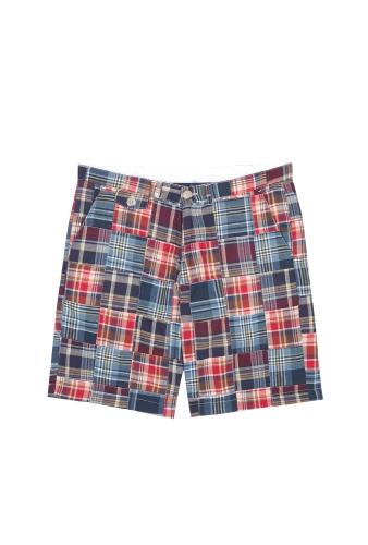 Multi Plaid Patch Shorts by Penfield