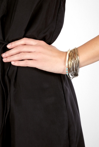 Multi Strand Bracelet With Shell by Iosselliani