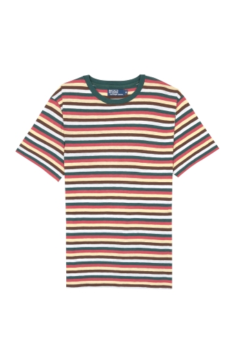 Multi Stripe Cotton Tee by Polo Ralph Lauren