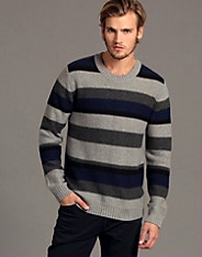 Multistripe Pullover