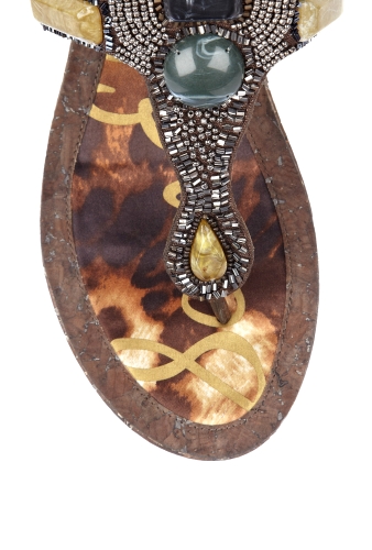 Nalo Mid Wedge Embelished Sandal by Sam Edelman