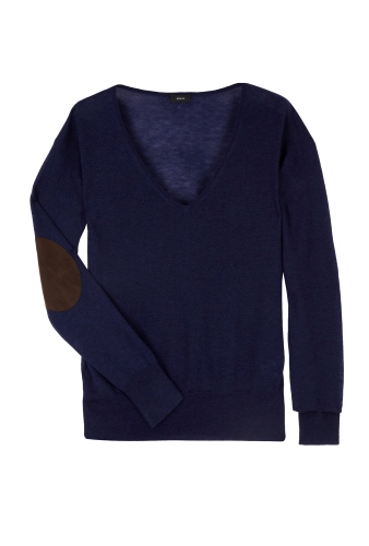 Navy Basic V Neck by Joseph