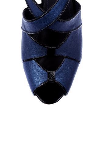 Navy Cut Out Platform Sandal by See By Chloe Shoes