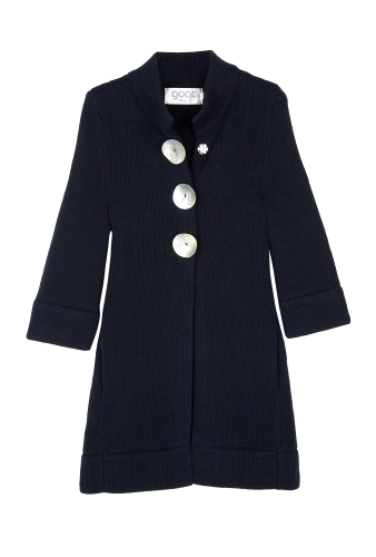 Navy Jane Car Coat by Goat