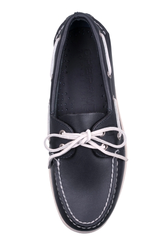 Navy Leather Deck Shoe by Sperry