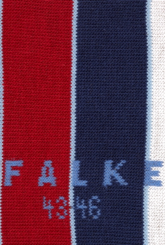 Navy Nautical Band Stripe Socks by Falke