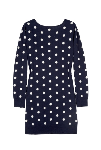 Navy Plumetts Polka Dot Jumper Dress by Paul & Joe Sister