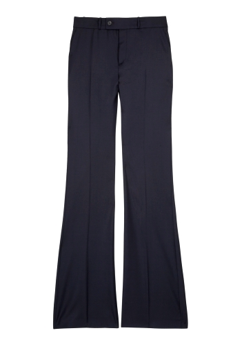 Navy Roxette Kick Flare Trouser by Joseph