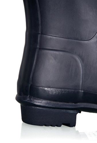 Navy Tall Wellington Boots by Hunter