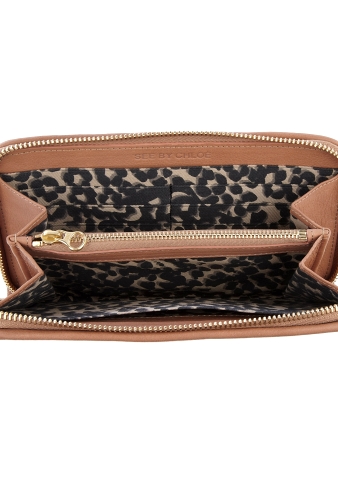 Neutral Cherry Long Zipped Purse by See by Chloe Accessories