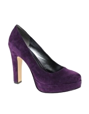 Nine West Ample Suede Heeled Court Shoes